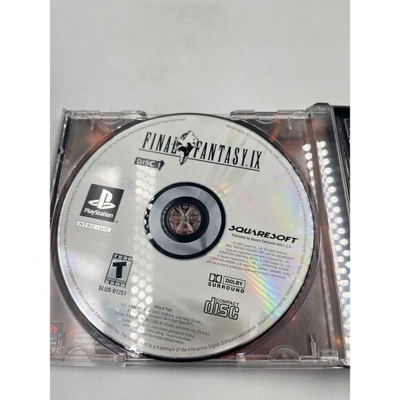 Final Fantasy IX 9 Sony PlayStation 1 PS1 | Black Label CIB Complete | With Reg! - Picture 11 of 16
